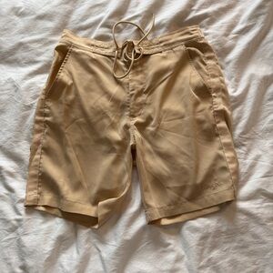 The Hideout clothing company peach swim trunks short size L